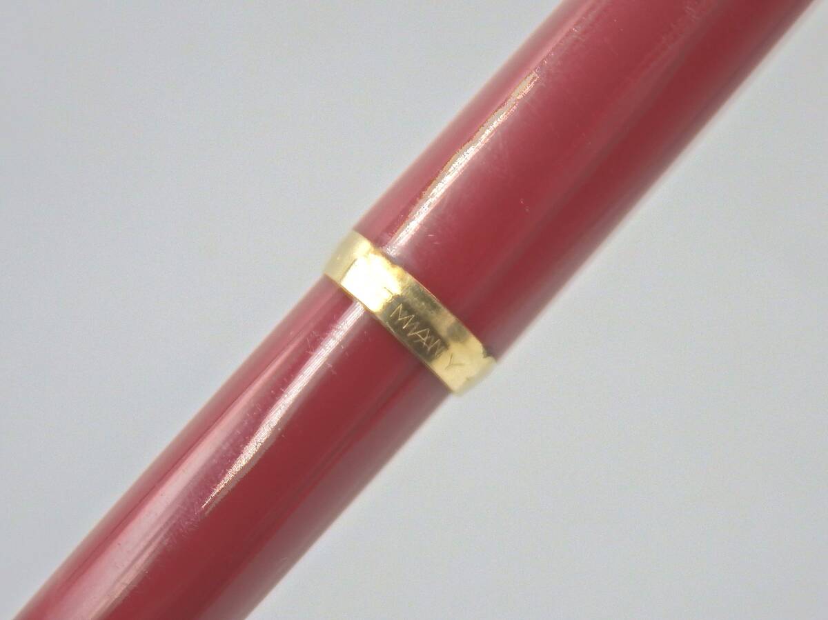 ◇PELIKAN/ペリカン/万年筆/ROLLED GOLD/750 18C/赤/レッド/筆記未確認/USEDの画像8