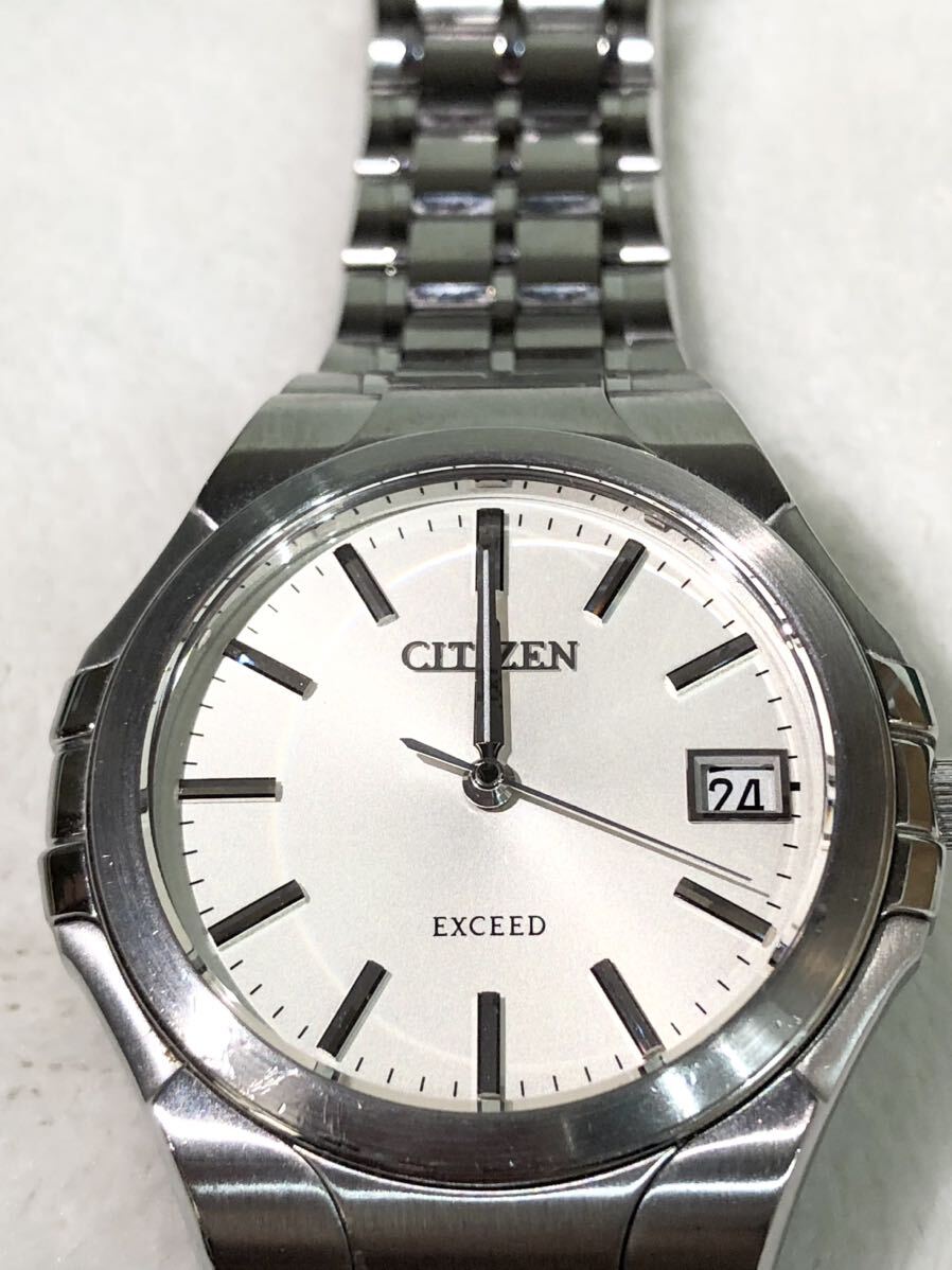 1円スタート　THE EXCEED ジ・エクシード EBS74-1941 クォーツ コマ付属あり 中古品 CITIZEN シチズン　不動品_画像9