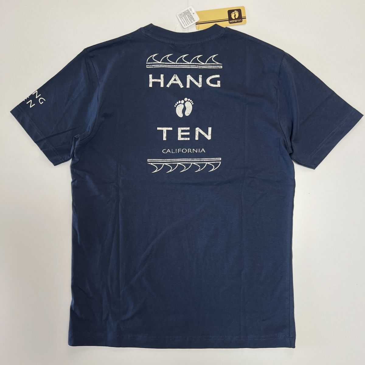 ●送料390円可能商品 ハンテン HANGTEN 新品 メンズ カジュアル バックプリント 半袖 Tシャツ XLサイズ [SM406-BL3-LL]一 三 参★QWER★_画像2