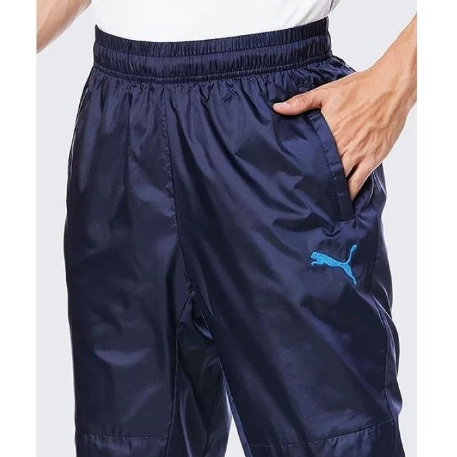 * Puma PUMA new goods men's . manner sport training window pi stereo long pants bottoms navy blue [657730-06-XL] four three *QWER*