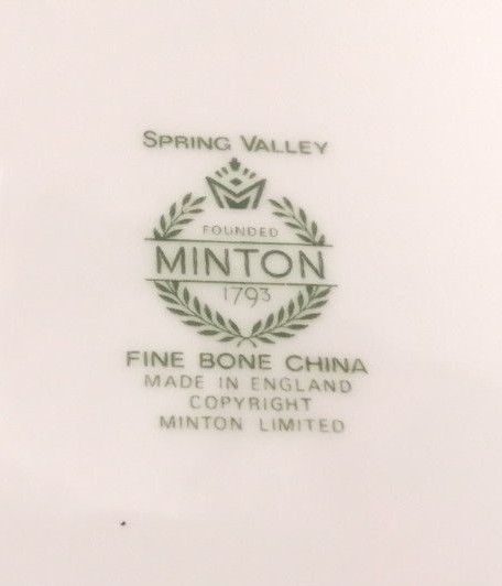 MINTON  ミントン スプリングバレー B&B プレート イングランド製 ボーンチャイナ 洋食器
