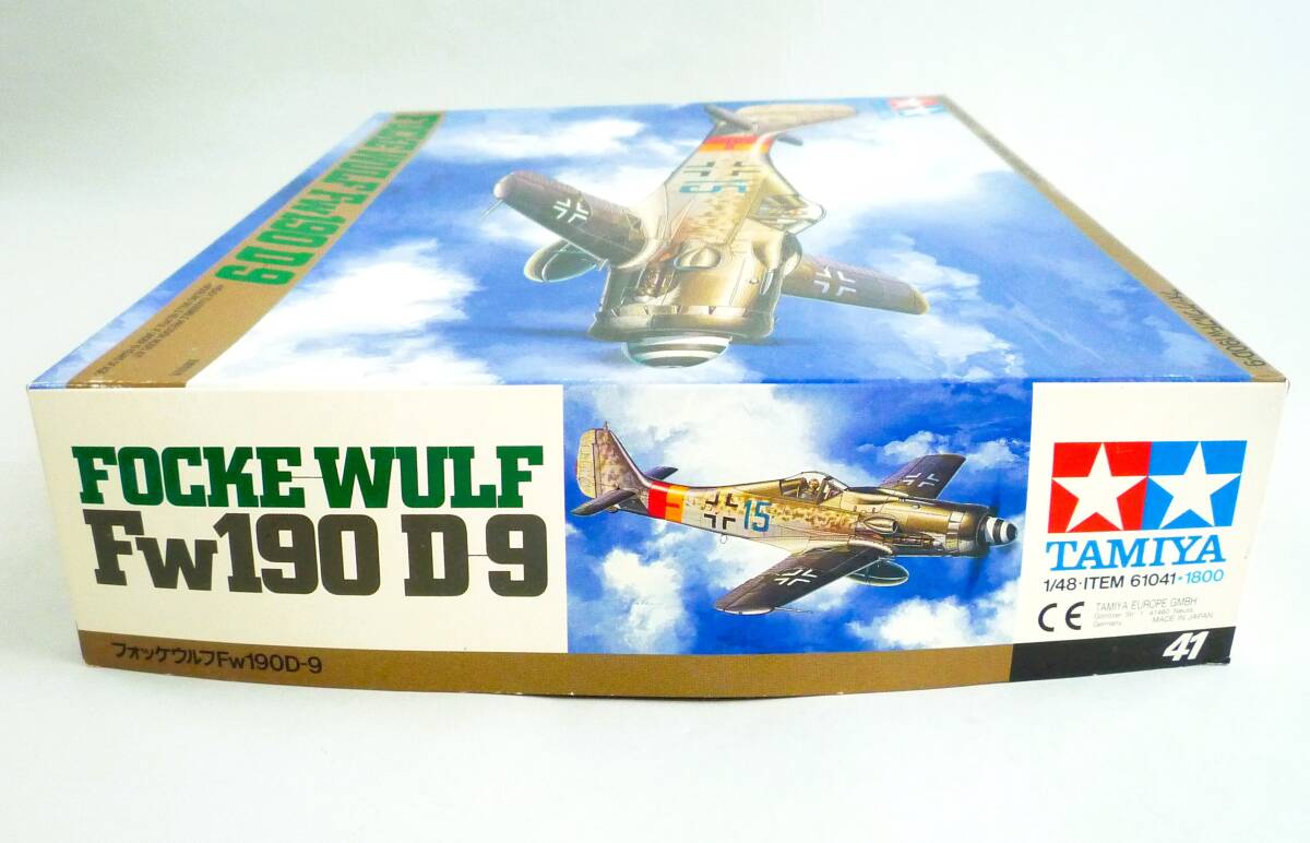 ★☆【定形外OK】未組立!タミヤ 1/48 フォッケウルフ Fw190 D-9~キャノピー開閉選択可!~内袋未開封品【同梱可】[GC20B32]☆★_画像2