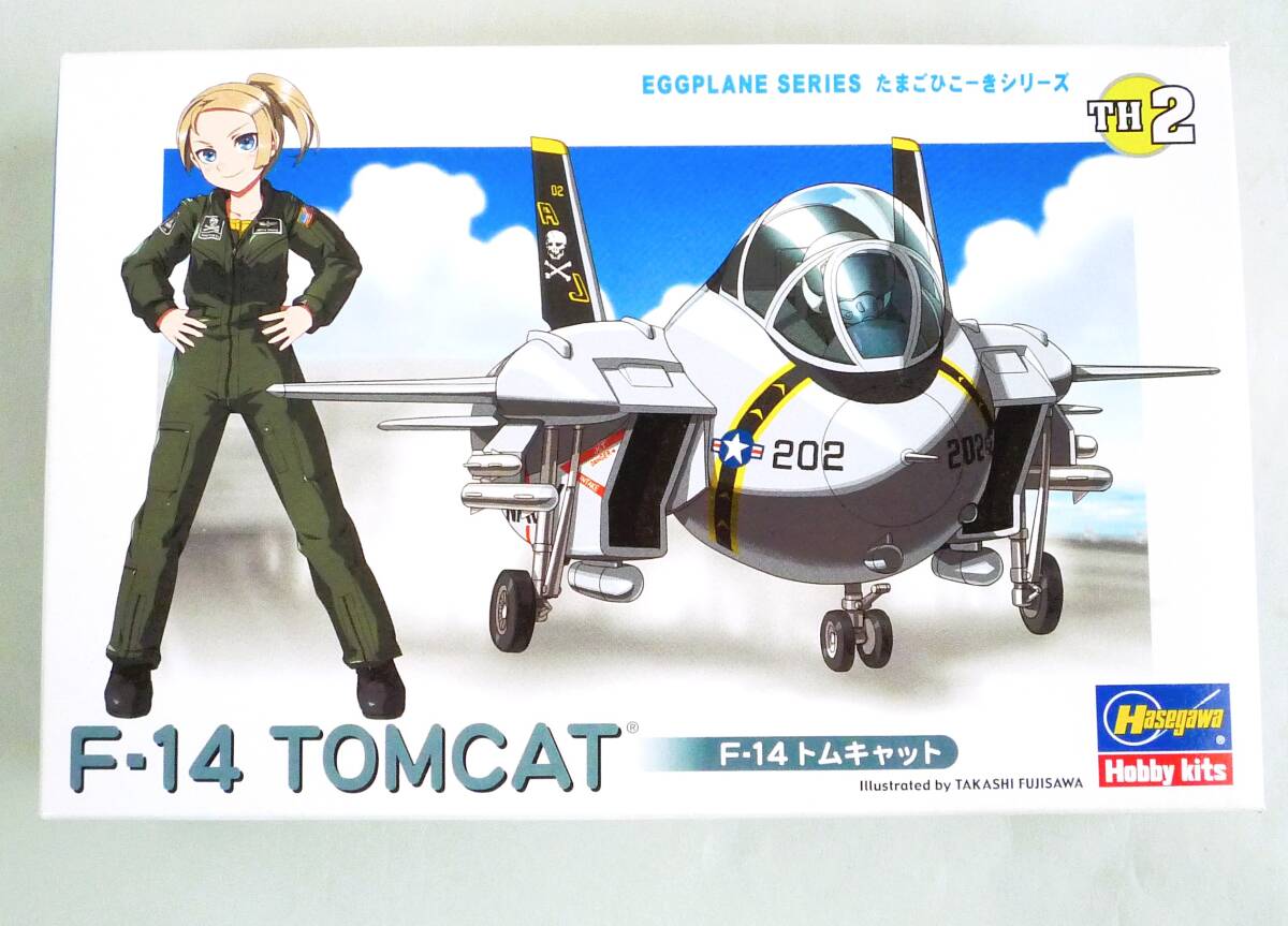 ★☆【定形外OK】未組立!ハセガワ たまごひこーき TH2 F-14 トムキャット~2007年製!!~内袋未開封品【同梱可】[GD18A03]☆★_画像1