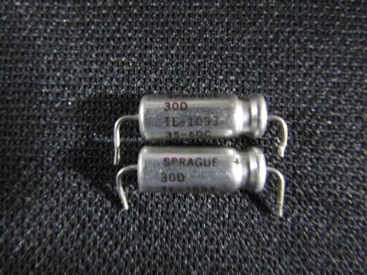 SPRAGUE スプラグ　コンデンサー　35μF 6V ×2 中古 長期保管品 _画像1