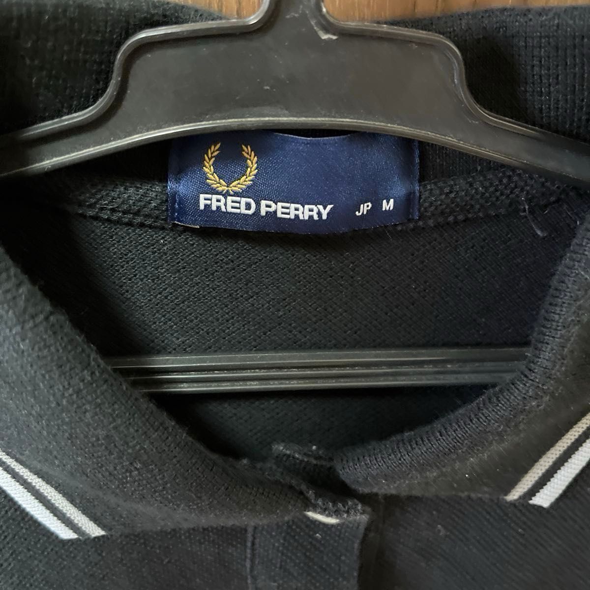 大人気商品　FRED PERRY フレッドペリー　ポロシャツ　日本製　Mサイズ　黒