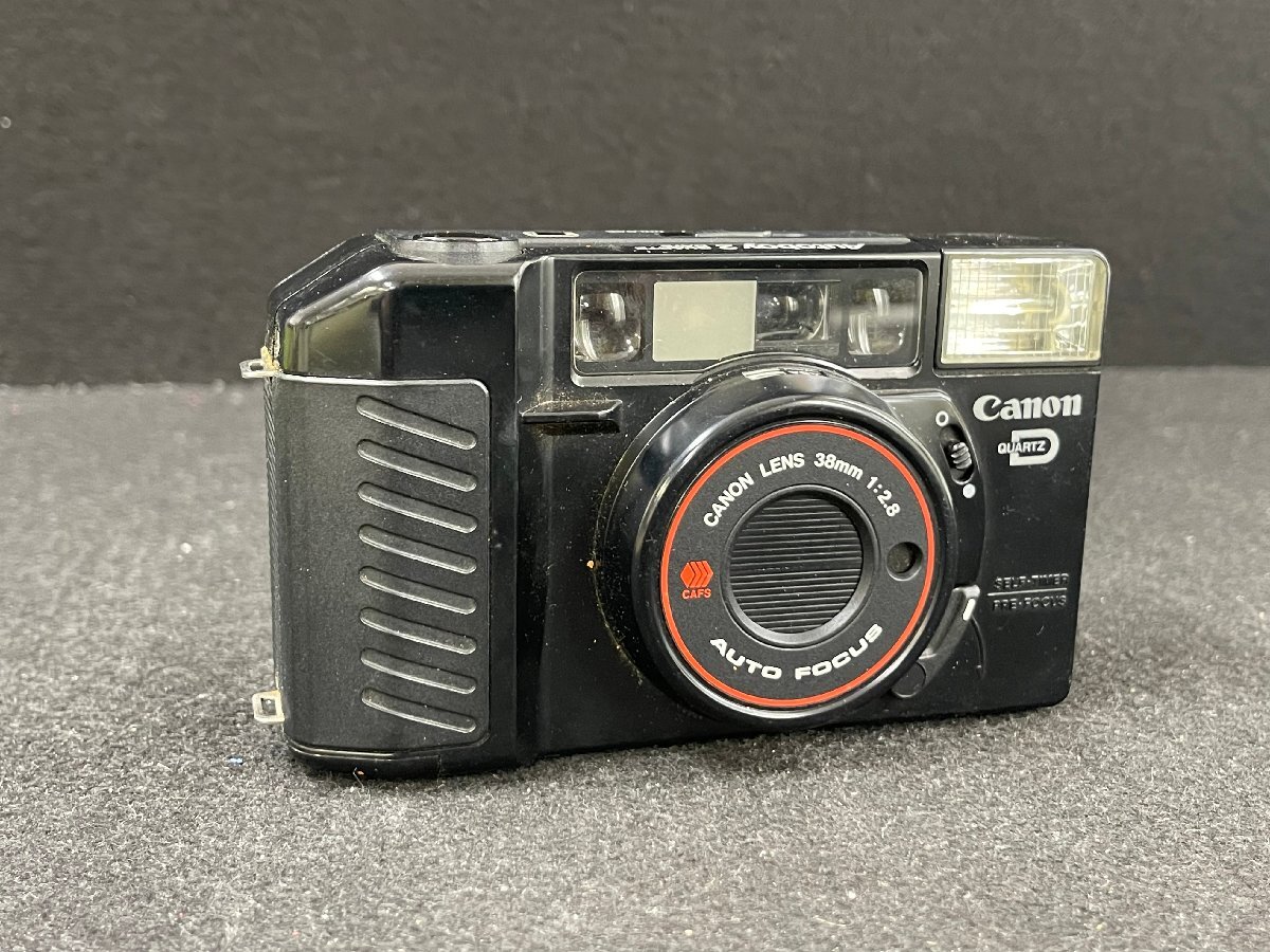 ST0605-11I　ゆうパック着払い　Canon　Autoboy2 QUARTZ DATE　38㎜　1:2.8　コンパクトカメラ　キャノン　フィルムカメラ_画像1