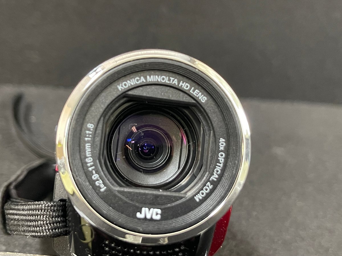 SM0605-41　ゆうパック着払い　JVCケンウッド　GZ-E780-R　f=2.9-116mm　1:1.8　デジタルビデオカメラ　FULL HD_画像8