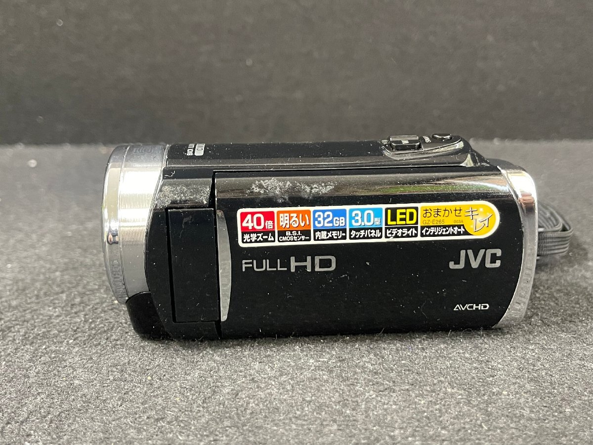 SM0605-69　ゆうパック着払い　JVC Everio GZ-E265 f=2.9-116mm 1:1.8　ハイビジョンメモリームービー　FULL FD ビデオカメラ　エブリオ_画像3