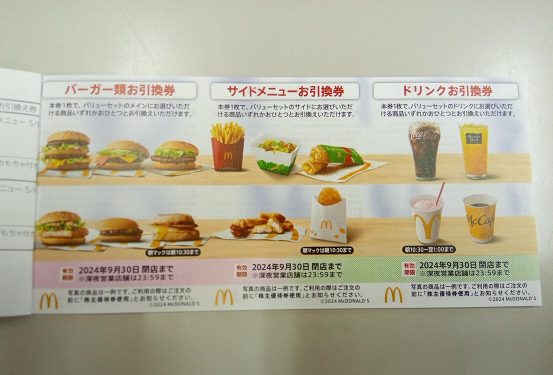  McDonald's акционер пригласительный билет 