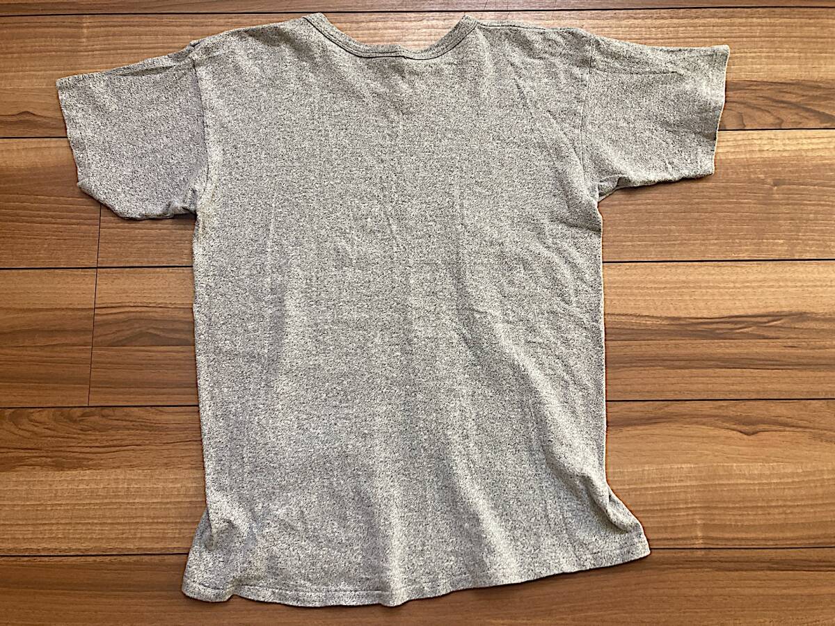 Mサイズ Standard California スタンダードカリフォルニア 別注 チャンピオン バータグ Tシャツ グレー 杢 コラボ 70's ヴィンテージ 復刻_画像4