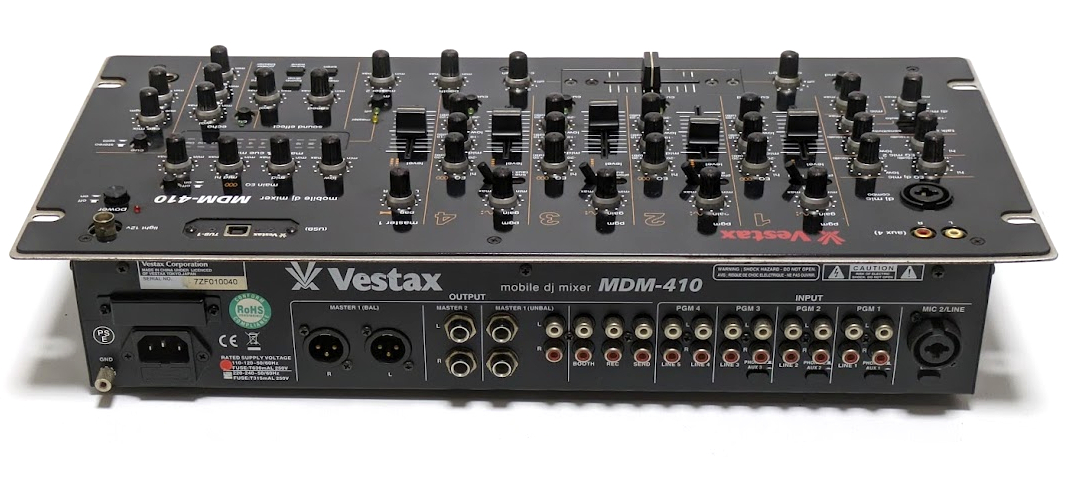 Vestax ベスタクス MDM-410 DJミキサー ピュンピュンマシーン レゲエ REGGAE DJ MIXER_画像4