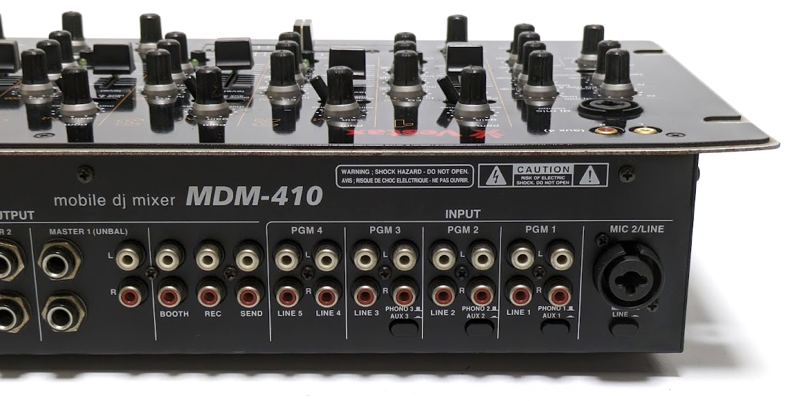 Vestax ベスタクス MDM-410 DJミキサー ピュンピュンマシーン レゲエ REGGAE DJ MIXER_画像6