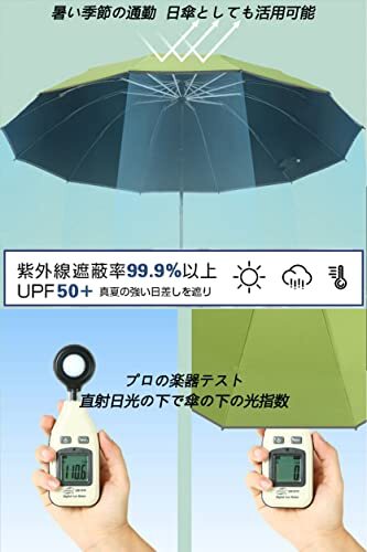 折りたたみ傘 メンズ 晴雨兼用 自動開閉 逆折り式 12本骨 レディース 日傘 折り畳み傘 UVカット ワンタッチ 大きい 梅雨対策 超撥水 遮_画像4