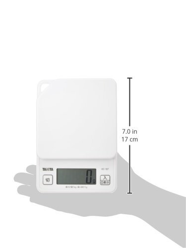 タニタ クッキングスケール キッチン はかり 料理 デジタル 1kg 1g単位 ホワイト KD-187 WH_画像8