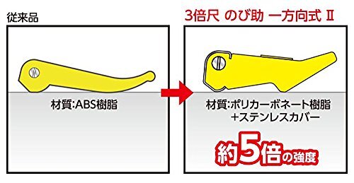 シンワ測定(Shinwa Sokutei) 3倍尺 のび助 一方向式 2 B 9尺3寸 併用目盛 65192_画像4