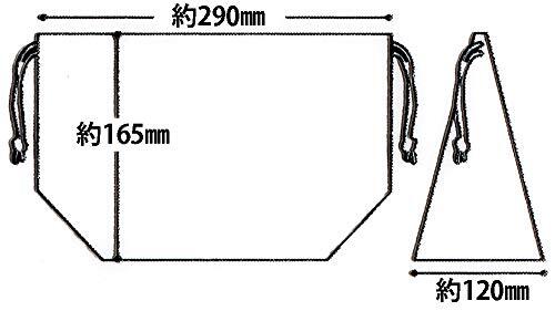 スケーター(Skater) 子供用 お弁当 巾着袋 ユニコーン 日本製 KB7 29x16.5x12cm-A_画像2