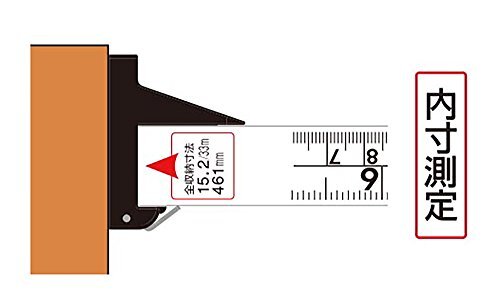 シンワ測定(Shinwa Sokutei) 3倍尺 のび助 一方向式 2 B 9尺3寸 併用目盛 65192_画像6
