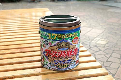 アース渦巻香 蚊取り線香 [12時間長持ち ジャンボ50巻缶入] 単品 ジャンボ50巻缶入り ビャクダン_画像3