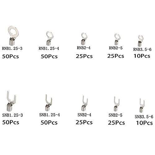  Samco s terminal set 10 kind pressure put on terminal . pressure put on terminal O type U type plural size connector copper material . plating surface low cycle electric wire connection for 320 piece insertion .