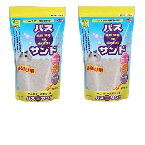 【2個まとめ買い】SANKO ハムスター用砂浴び砂 バスサンド 1kg_画像1