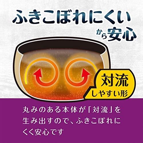 和平フレイズ 麺類にうってつけ! 吹きこぼれにくい 片手鍋 20cm (口径18cm) IH・ガス対応 煮る 茹でる 炊飯 コロージュ RB-1_画像3