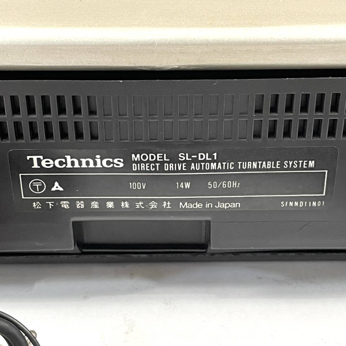 Technics レコードプレーヤー SL-DL1 説明書付き テクニクス【ジャンク】24E 北TO3_画像8