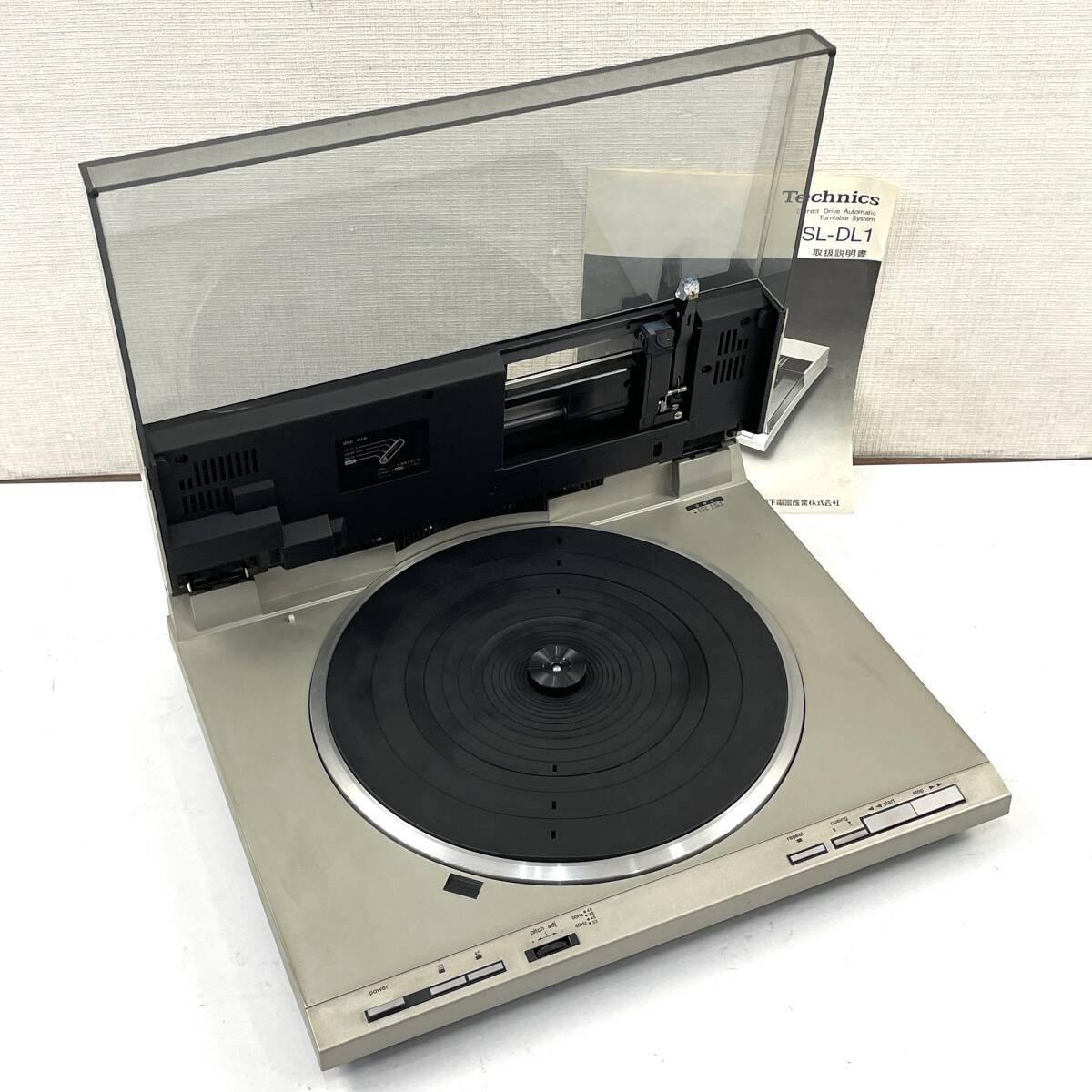 Technics レコードプレーヤー SL-DL1 説明書付き テクニクス【ジャンク】24E 北TO3_画像1