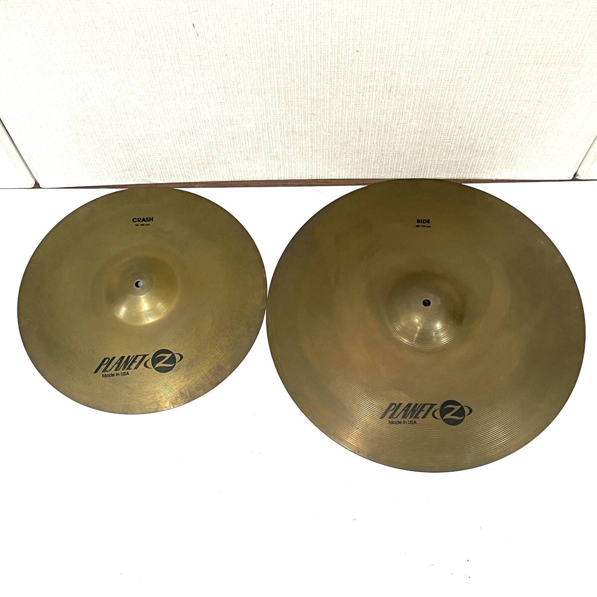 Zildjian クラッシュシンバル PLANET Z CRASH 16インチ ライドシンバル PLANET Z RIDE 20インチ ジルジャン 24E 北TO3の画像1