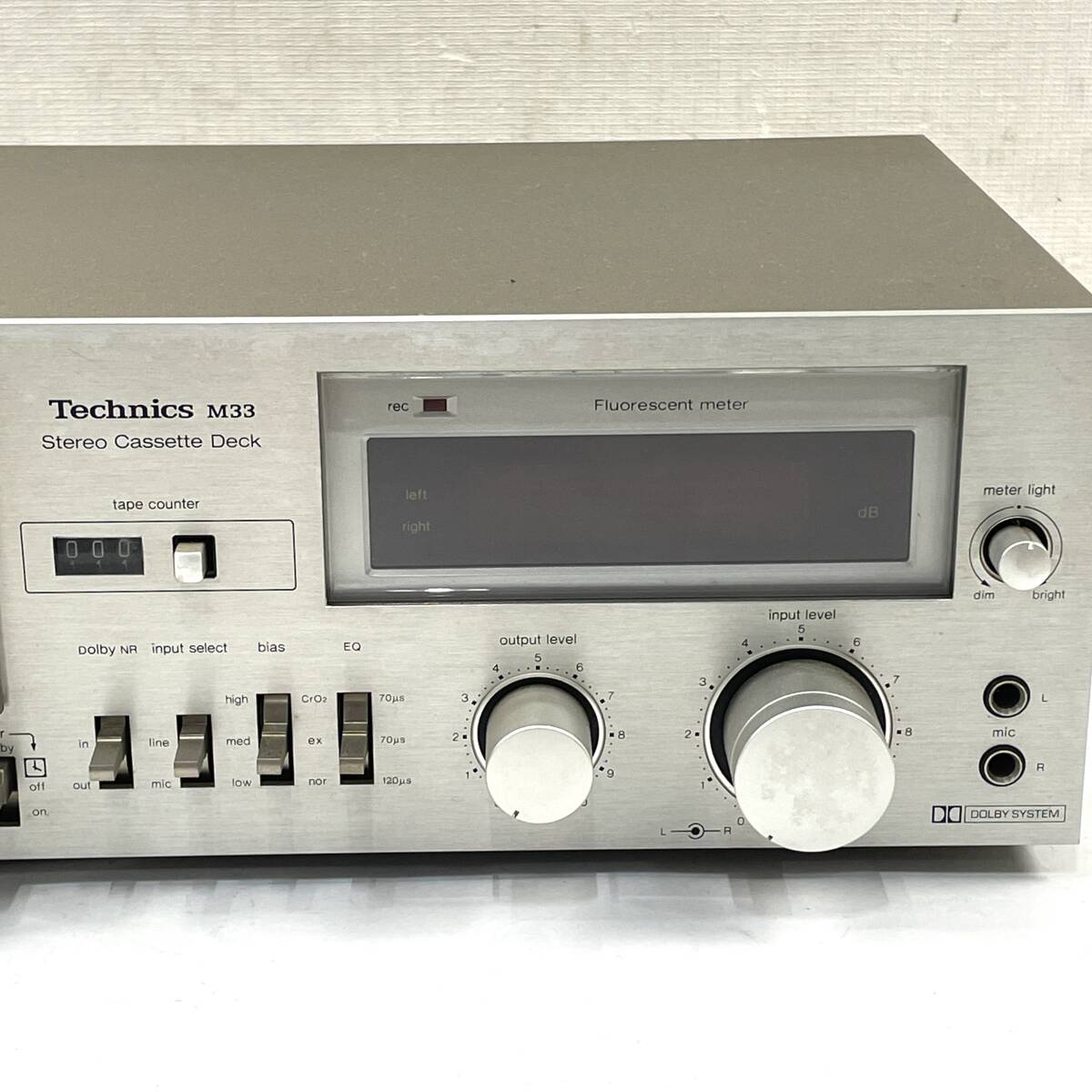 Technics カセットデッキ RS-M33 テクニクス 24E 北TO3の画像4