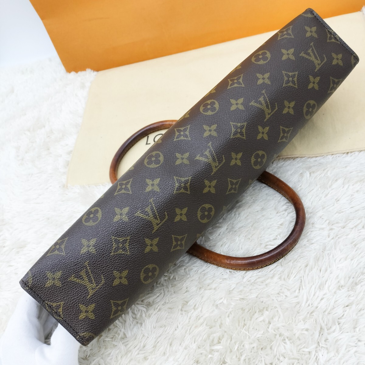 正規品 LOUISVUITTON ルイヴィトン ヴィトン ハンドバッグ ミニボストン サック トリコ トリアングル モノグラム ヴィンテージ M51450_画像6