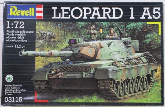 未開封品 ★ Revell / レベル 1/72 LEOPARD 1 A5 Main Battle Tank ★ レオパルト 1 A5 No.03115の画像1