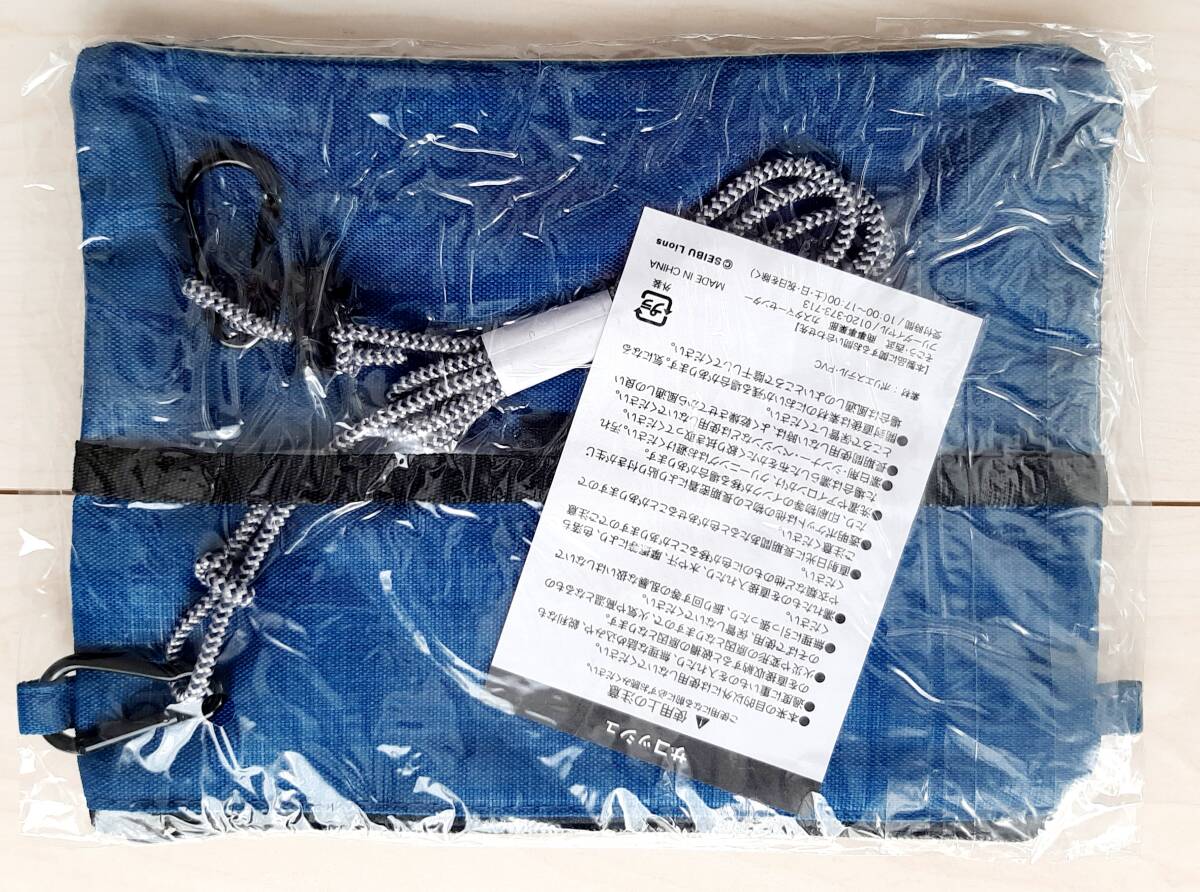 [ unused ] Saitama Seibu Lions 2019 year fan Club privilege sakoshu blue case bag 