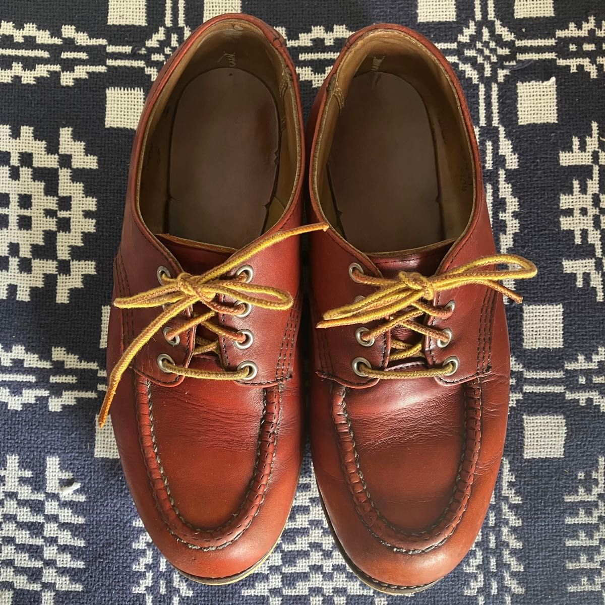 90's羽タグRED WING 8104レッドウィング オックスフォード 赤茶 オロラセットモックトゥ ブーツ 8 D  OLD 