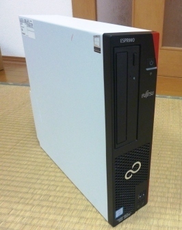 ◇Win11pro-FUJITSU◇ESPRIMO D588/TX /Corei3-8100 3.60GHz 8G SSD128G+HDD750G/マルチ/Officeなど/即納・即使用・実用機 _画像1