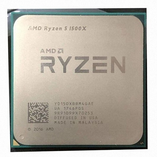 AMD Ryzen 5 1500X YD150XBBM4GAE 4C 3.7GHz 16MB 65W Socket AM4_画像1