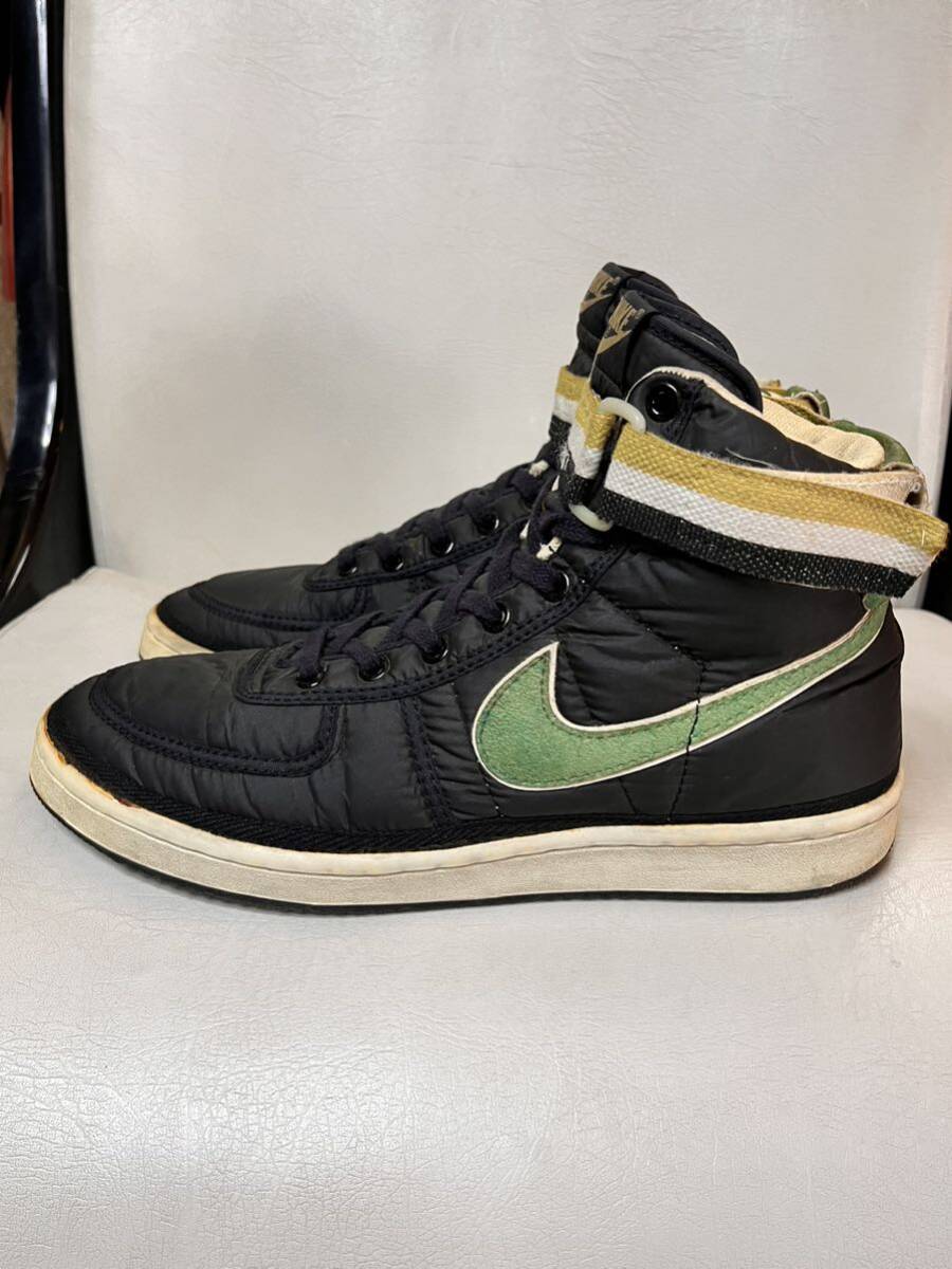 84年製NIKEナイキVANDAL SUPREMEバンダルシュプリーム黒×金オリジナルビンテージ/筆記体ゴツナイキ風車AIRJORDANエアージョーダン AJ1_画像2