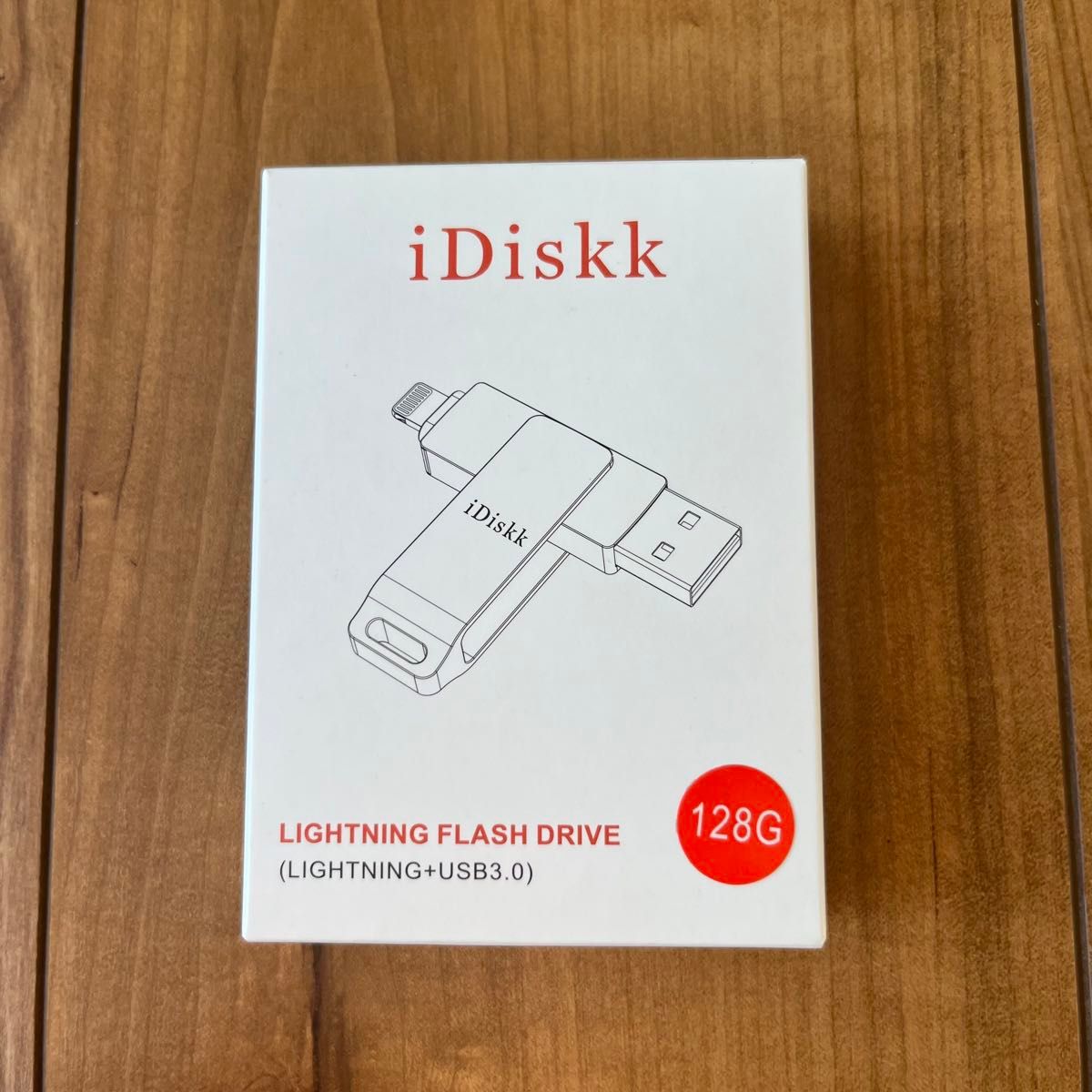 【未使用】　APPLE MFi認証 iDiskk 128GB iPhone USBメモリ