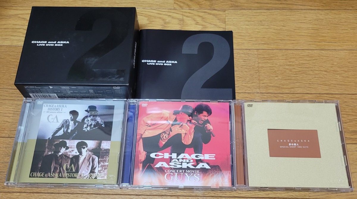 CHAGE & ASKA LIVE DVD-BOX 1.2.3セット