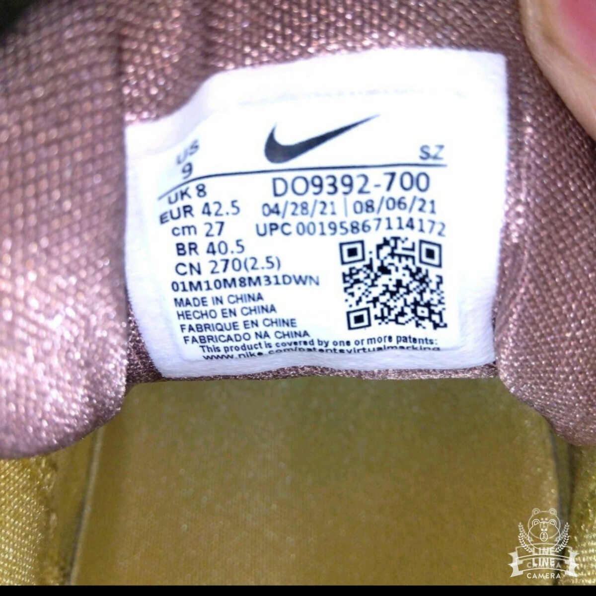 [ новый товар не использовался с биркой ]NIKE×TRAVIS SCOTT Nike × travis Scott air max 1kaktas Gold чёрный бирка размер 27 см 
