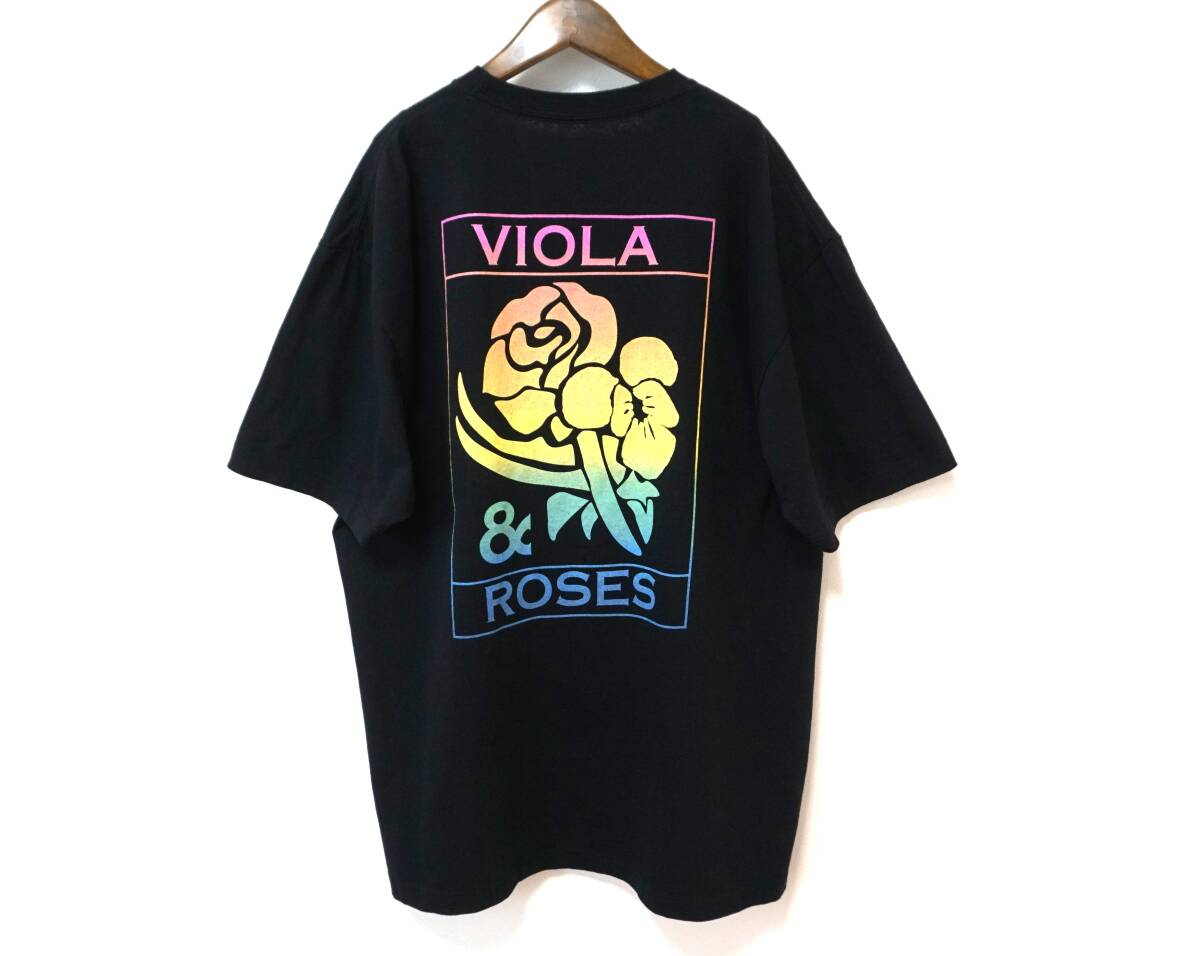 アメリカ製 VIOLA&ROSES グラデーションプリントTシャツ XL 国内正規品_画像1