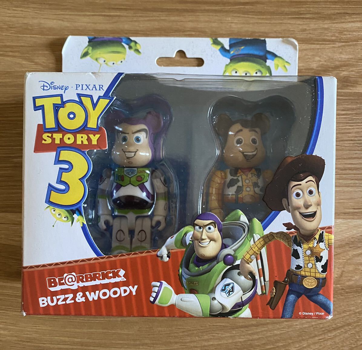 BABEKUB べいぶきゅうぶ ディズニー PIXAR トイストーリー3 バズ＆ウッディー セット メディコムトイ ブロックフィギュア ベアブリック の画像1