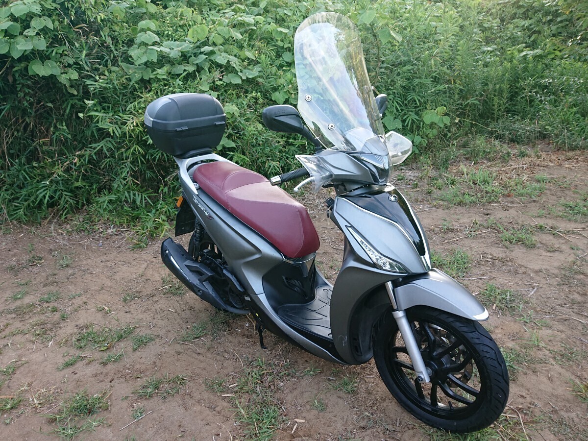  Kymco ta-se Lee S 125 low running 7813 kilo full normal mandatory vehicle liability insurance guarantee . peace 7 year 12 month till equipped high wheel scooter 