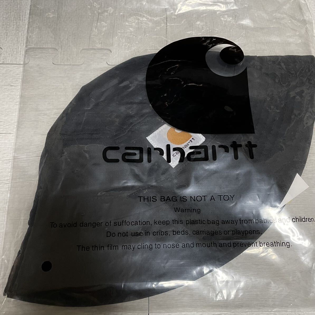新品 carhartt カーハート バケットハット 黒の画像6