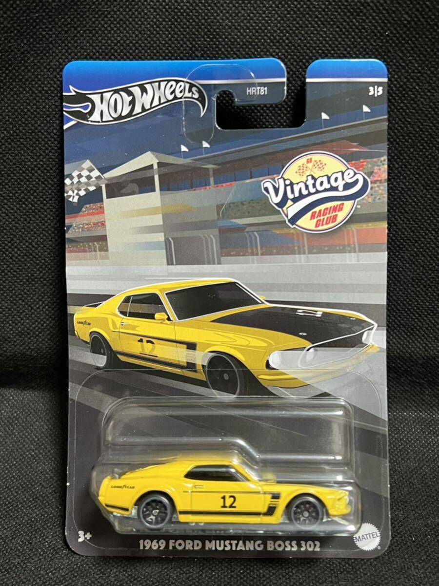 ★ホットウィール ビンテージ レーシング クラブ 1969フォード マスタングBOSS 302 Mustang Hot Wheels ドンキホーテ 限定 アソートの画像1