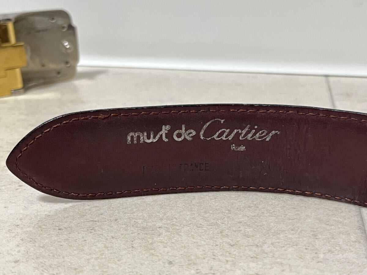 Cartier カルティエ マストライン ベルト ボルドー_画像6