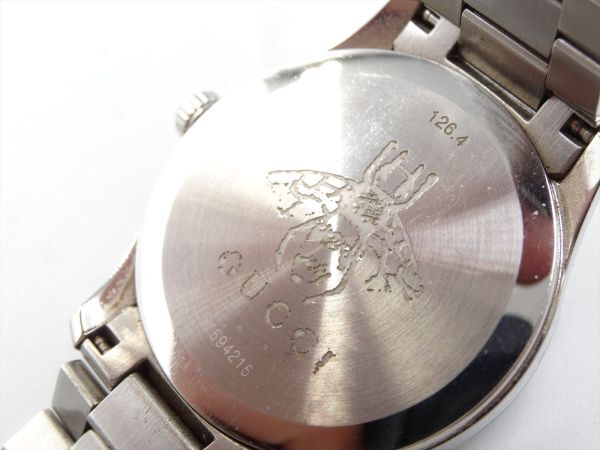 19056Be GUCCI Gucci работа товар 126.4 G время отсутствует Sune -k мужской часы кварц кейс 38mm
