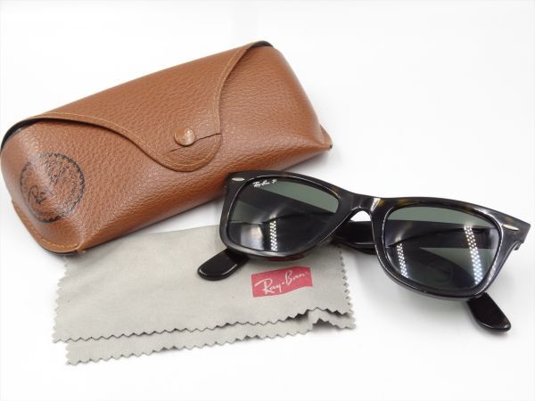 19003d Ray-Ban レイバン RB2140 WAYFARER ウェイファーラー 905/58 50□22 150 3P べっ甲柄_画像1