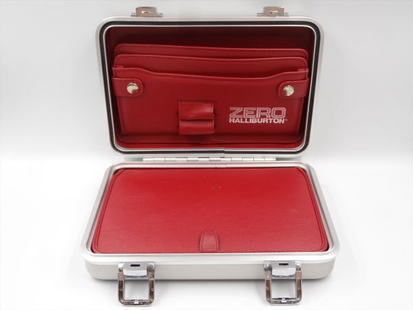 19044A ZERO HALLIBURTON ゼロハリバートン アジェンダーケース PA-RED LIMITED EDITION W23×H16×D6cm_画像4