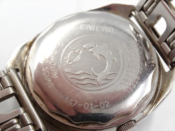 19332c ENICARenika работа товар 147-01-02 дата мужской часы самозаводящиеся часы кейс 35mm