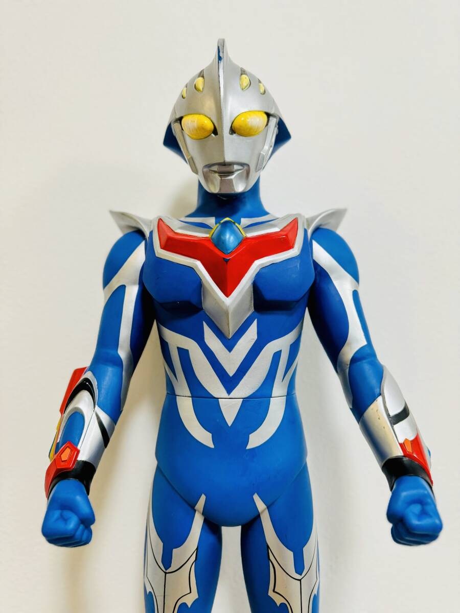 ウルトラマンネクサス ジュネッスブルー ビッグサイズヒーロー ソフビ フィギュア バンダイ 全高約65cm 箱なし＆本体のみの画像2